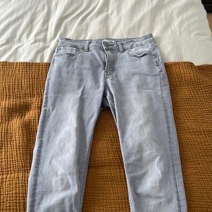 Grey denim jeans